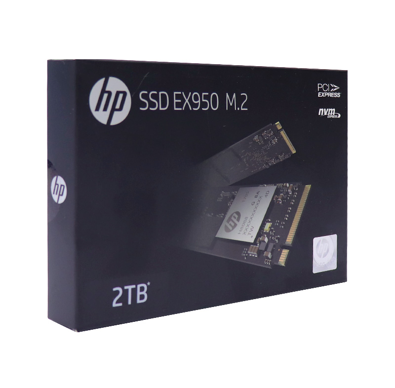 Imagen: Unidad en estado solido HP EX950, 2TB, M.2, 2280, PCIe Gen 3x4, NVMe 1.3.