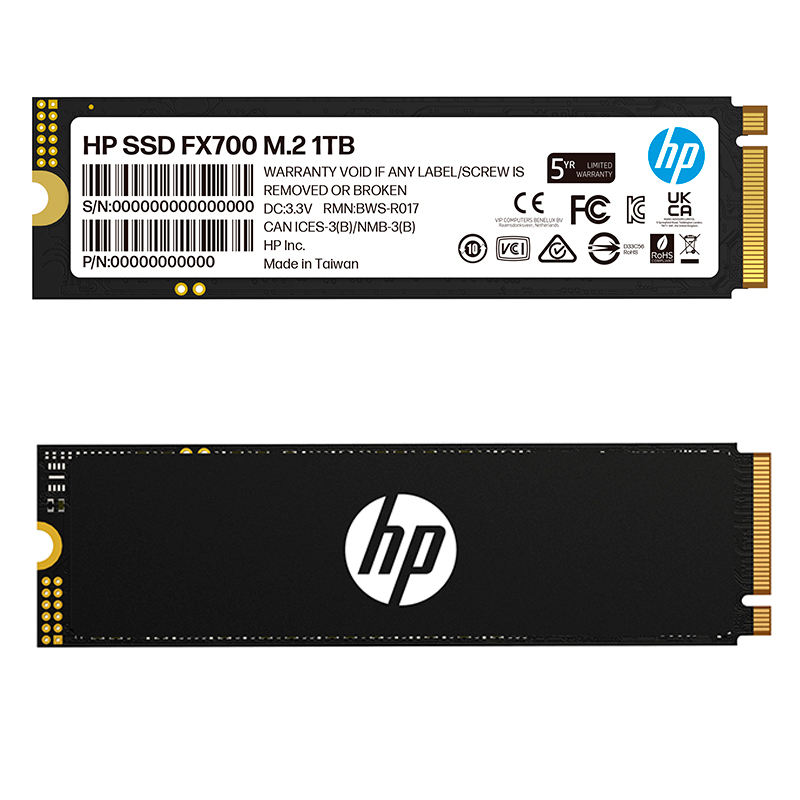 Imagen: Unidad en estado solido HP FX700 M.2 2280 1TB, PCIe Gen4 x4 NVMe 2.0