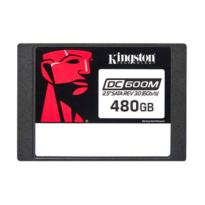 Imagen: Unidad en estado solido Kingston DC600M 480GB, SATA Rev. 3.0 (6Gb/seg), 2.5"