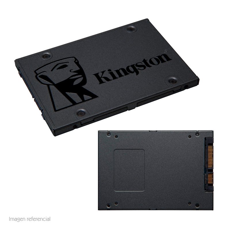 Imagen: Unidad de Estado Solido Kingston A400, 240GB, SATA 6Gb/s, 2.5", 7mm, TLC.