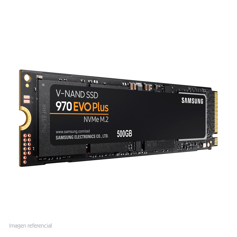 Imagen: Unidad de estado solido Samsung 970 EVO Plus Series, 500GB, M.2, PCIe 3.0 x4, NVMe 1.3