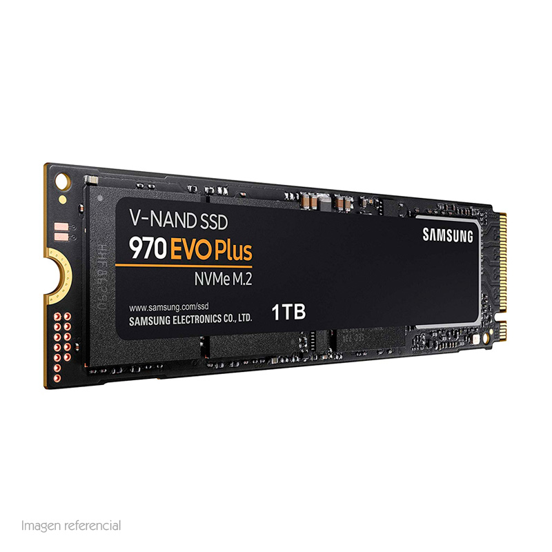 Imagen: Unidad de estado solido Samsung 970 EVO Plus Series, 1TB, M.2, PCIe 3.0 x4, NVMe 1.3