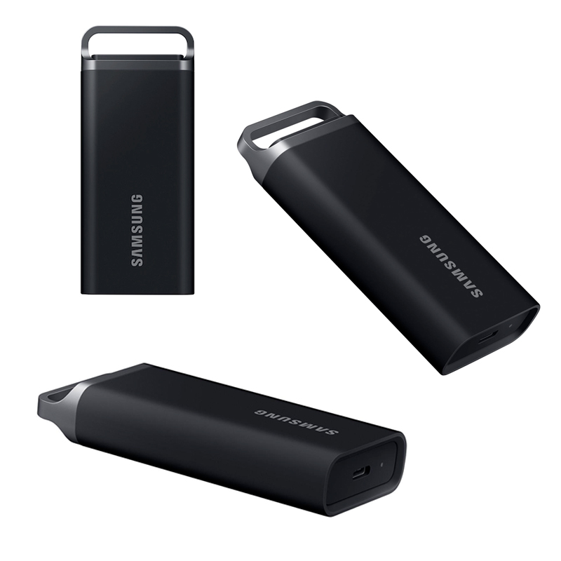 Imagen: Unidad de estado solido portatil Samsung SSD T5 EVO 2TB USB 3.2 Gen 1 (5Gbps), Color Negro