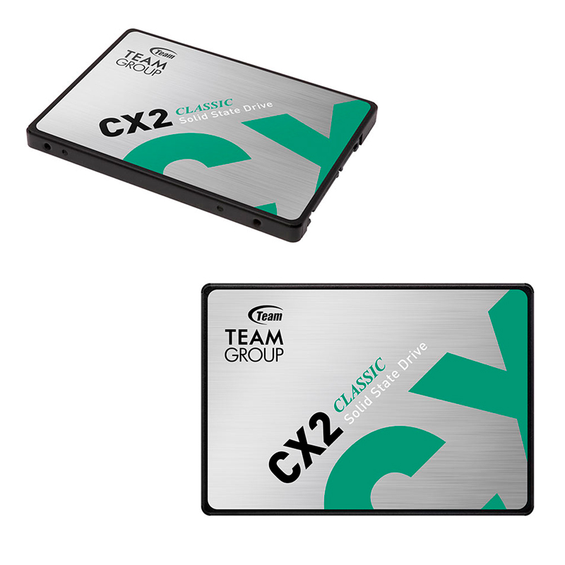 Imagen: Unidad de estado solido Teamgroup CX2, 512GB, SATA 6.0 Gb/s, 2.5", ECC, DC +5V