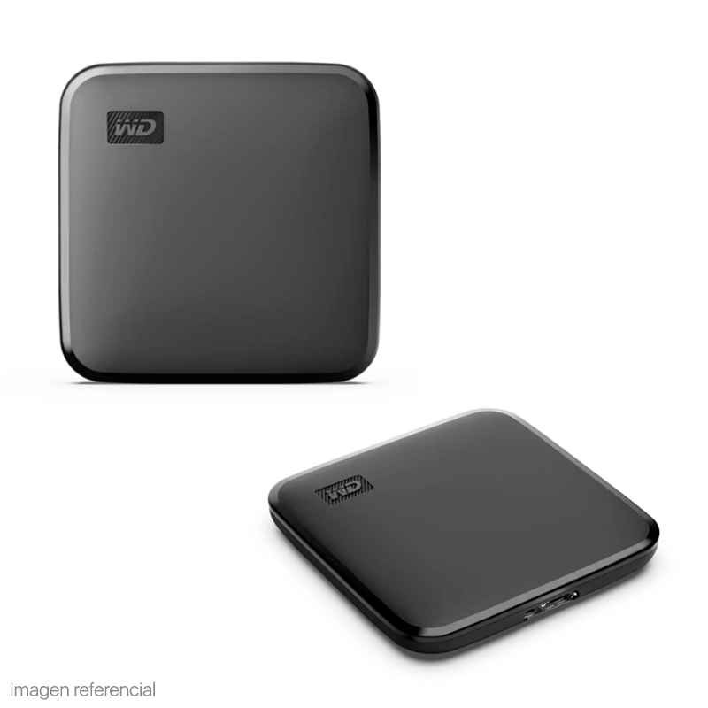 Imagen: Disco duro externo Western Digital Elements SE SSD Portatil, 1TB, USB 3.0.