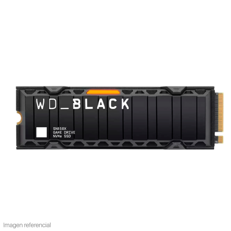 Imagen: Unidad de estado solido Western Digital Black SN850X NVMe 1TB, M.2 2280, PCIe Gen 4.0 x4