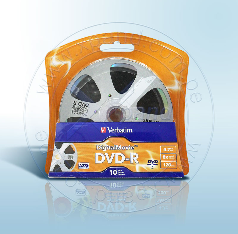 Imagen: SUMINIST P/BD/DVD/CD-ROM; VERBATIM AMERICAS LLC; DVD-R 16X DIGITAL MOVIE 10PK