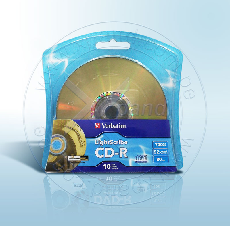 Imagen: SUMINIST P/BD/DVD/CD-ROM; VERBATIM AMERICAS LLC; CDR 52X LIGHTSCRIBE PACK 10