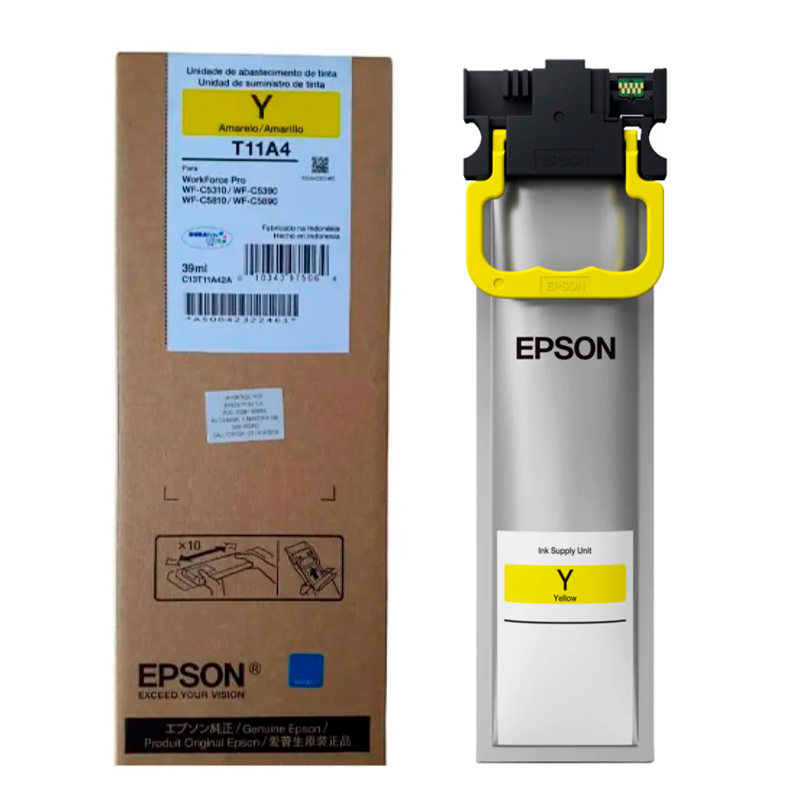 Imagen: Bolsa de tinta EPSON T11A420-AL Color Amarilla.
