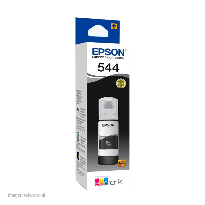 Imagen: Botella de tinta EPSON T544120-AL, color Negro, contenido 65ml.