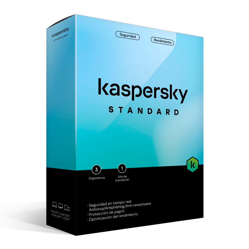 Imagen: Kaspersky Standard Edition, para unos 3 dispositivos, Licencia de 1 ao