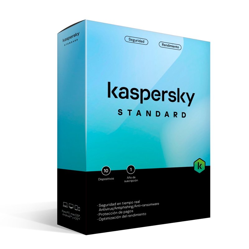 Imagen: Kaspersky Standard Edition, para unos 10 dispositivos, Licencia de 1 ao