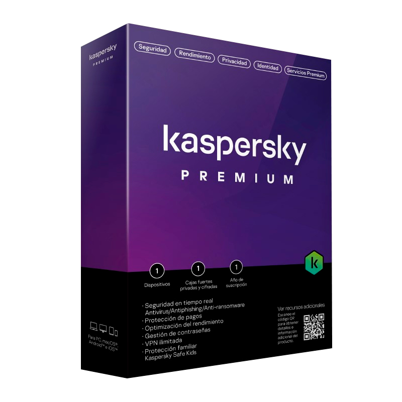 Imagen: Kaspersky Premium Edition, para un 1 dispositivo, Licencia de 1 ao