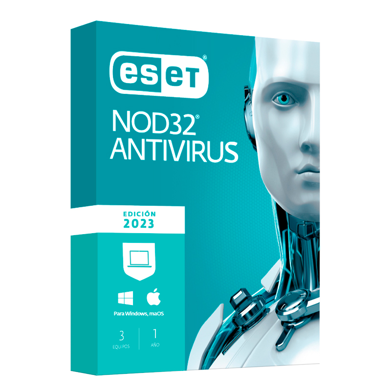 Imagen: Software Eset NOD32 Anti-Virus Edicion 2023 para 3 PCs, Licencia 1 ao.