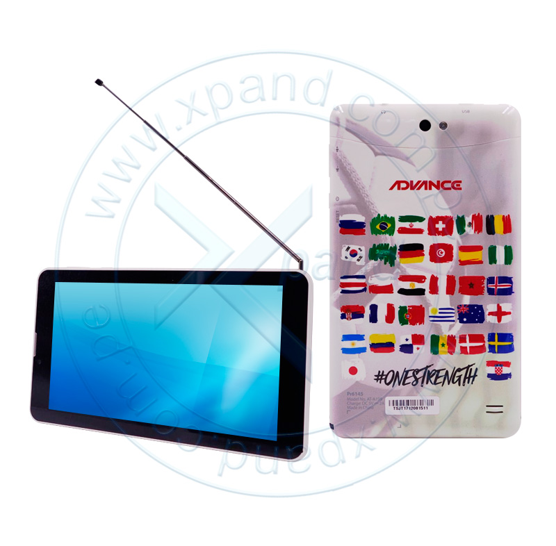 Imagen: Tablet Advance Prime PR6145, 7" 1024x600, Android 4.4, 3G, Dual SIM, 8GB, 1GB, DTV.