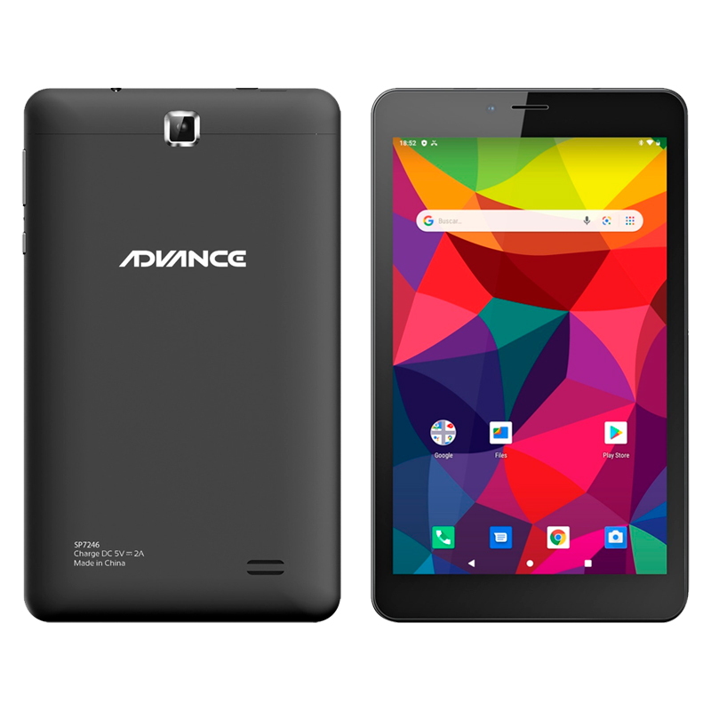 Imagen: Tablet Advance Prime PR5860, 8" 1280x800, Android 10 Go, 3G, Dual SIM, 16GB, RAM 1GB.