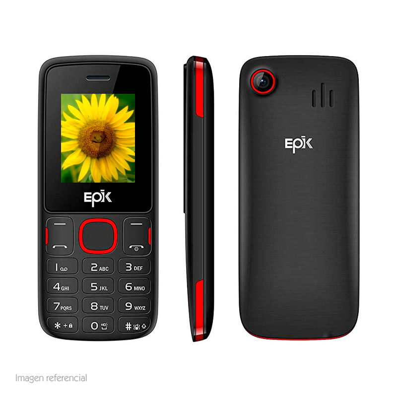 Imagen: Telfono celular Epik Tiny E1, 1.8" VGA, 128x160 px, 2G, DUAL SIM, Desbloqueado.