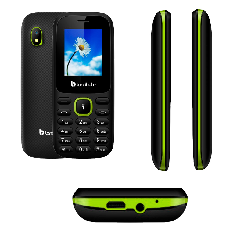 Imagen: Telfono celular bsico LandByte LT2035, 1.77", 128x160, Dual SIM, Radio FM, Desbloqueado.