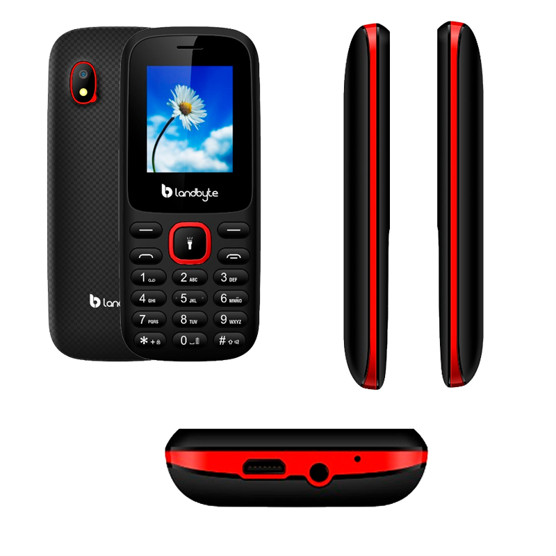 Imagen: Telfono celular bsico LandByte LT2035, 1.77", 128x160, Dual SIM, Radio FM, Desbloqueado.