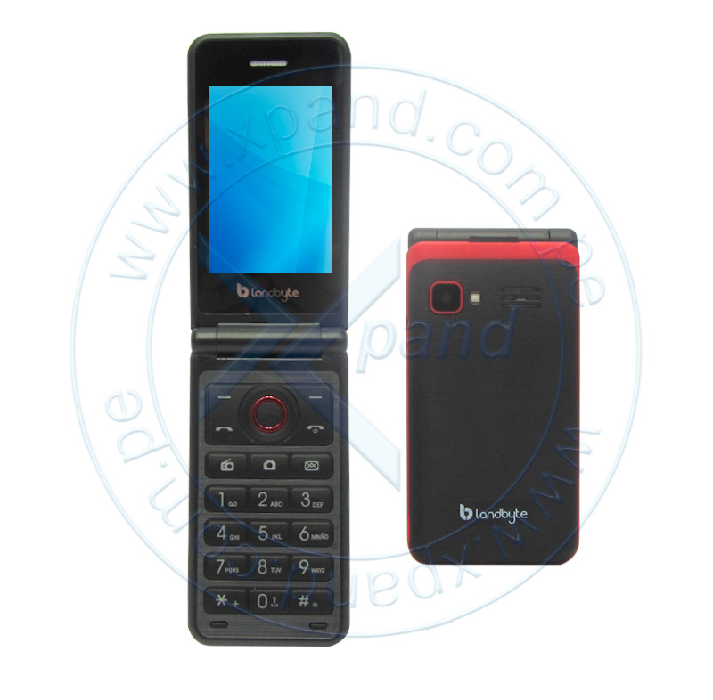 Imagen: Telfono Celular bsico LandByte LT2030, 2.4" QVGA, GSM, Radio FM, Dual SIM, Desbloqueado.