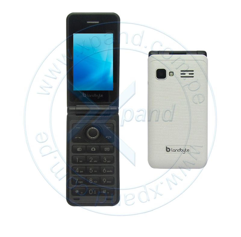 Imagen: Telfono Celular bsico LandByte LT2030, 2.4" QVGA, GSM, Radio FM, Dual SIM, Desbloqueado.