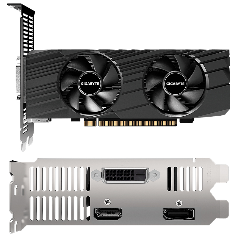Imagen: Tarjeta de video Gigabyte GeForce GTX 1650 OC LP, 4GB GDDR5, 128-bit, PCI-E 3.0 x16