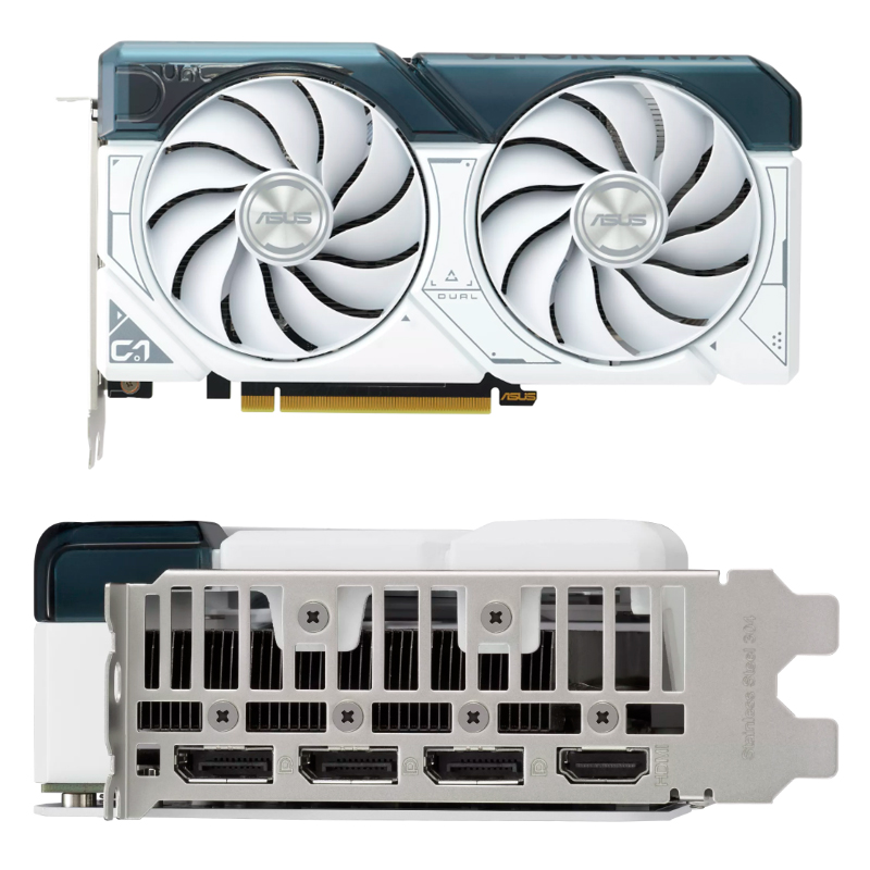 Imagen: Tarjeta de video ASUS Dual GeForce RTX 4060 OC Edition 8GB GDDR6 PCI-E 4.0 Color Blanco