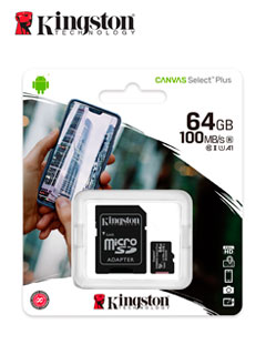 MICRO SD KING CANVAS 64GB 