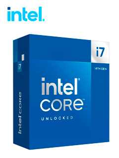 Procesador Intel Core i7-14700K 3.40/5.60GHz, 33 MB Intel Smart Caché, LGA1700, 125W/253W 