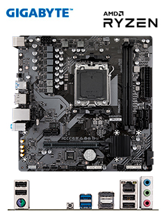 Motherboard Gigabyte A620M H (rev. 1.0) Chipset AMD A620, Socket AM5, Micro ATX