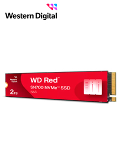 Unidad en estado sólido Western Digital WD Red SN700 NVMe 2TB, PCIe Gen3 x4, M.2 2280 S3-M