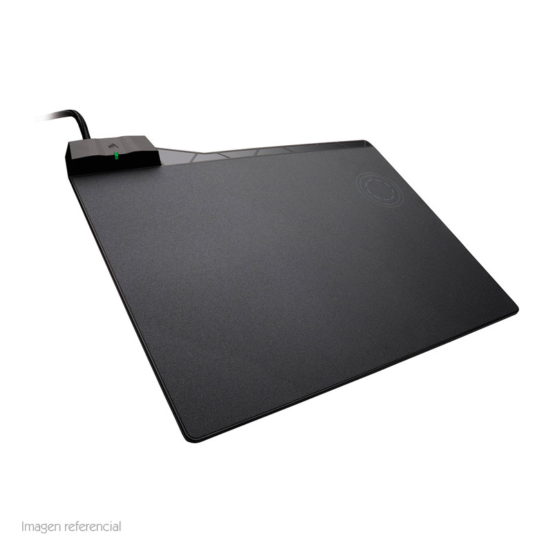 Mouse pad de carga inalmbrica CORSAIR MM1000 superficie dura micro-textura.