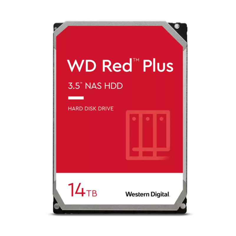 Disco duro Western Digital Red Plus WD140EFGX 14TB SATA 7200rpm 3.5 Cache 512MB