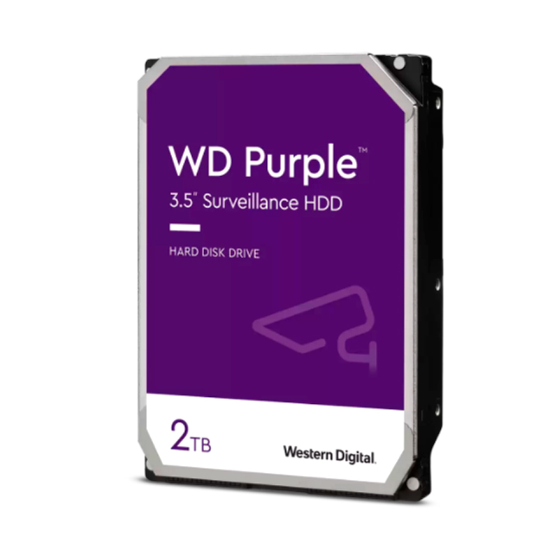 Plata ilegal pedal Disco duro Western Digital WD Purple 2TB, SATA 6.0 Gb/s, 256MB Cache, 5400  rpm, 3.5".