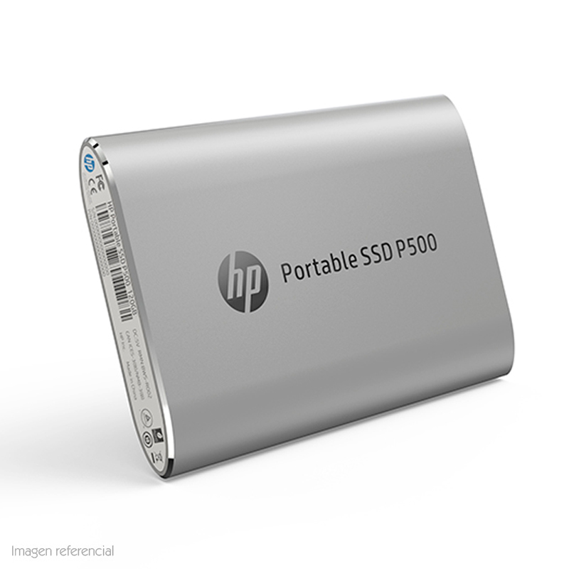 DISCO SOLIDO EXTERNO, HP P500, 500GB, SSD, USB 3.1 TIPO-C SLV  -P/N: 7PD55AA#ABC